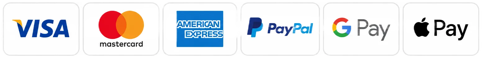 Métodos de pago aceptados
