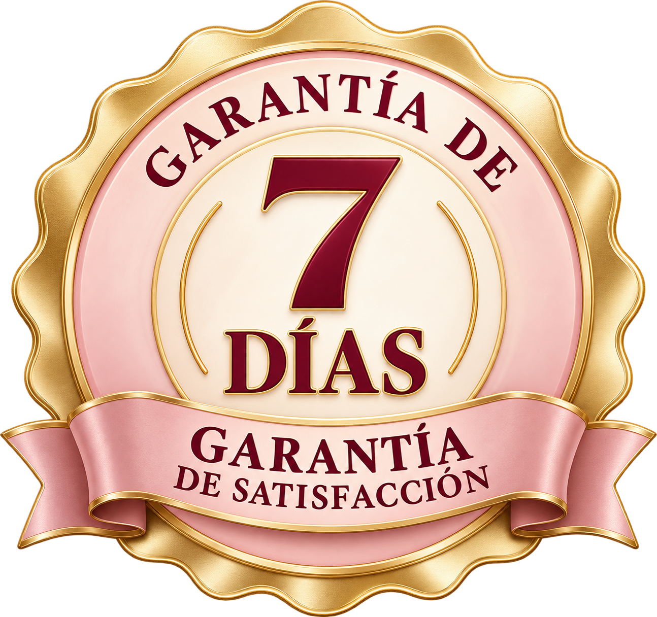 Sello de garantía de satisfacción de 7 días